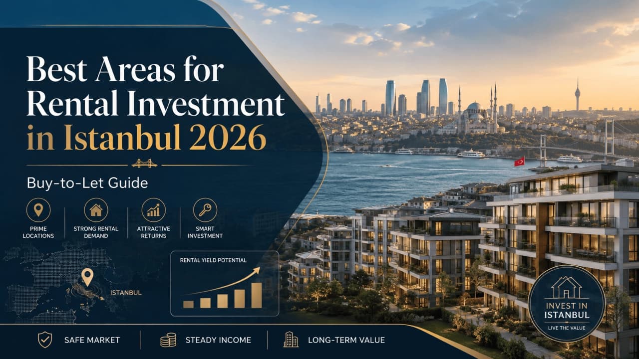 Лучшие районы для инвестиций в аренду в Стамбуле 2026 | Руководство по покупке для сдачи в аренду