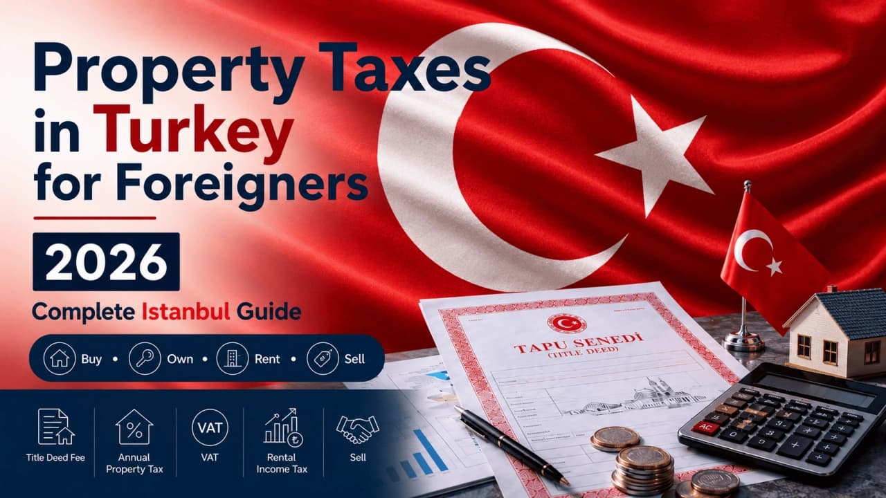 Property Taxes in Turkey for Foreigners 2026 | Complete Istanbul Guide