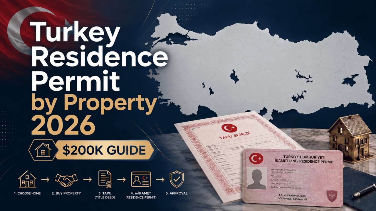 Turkey Residence Permit by Property 2026 | Complete $200K Guide