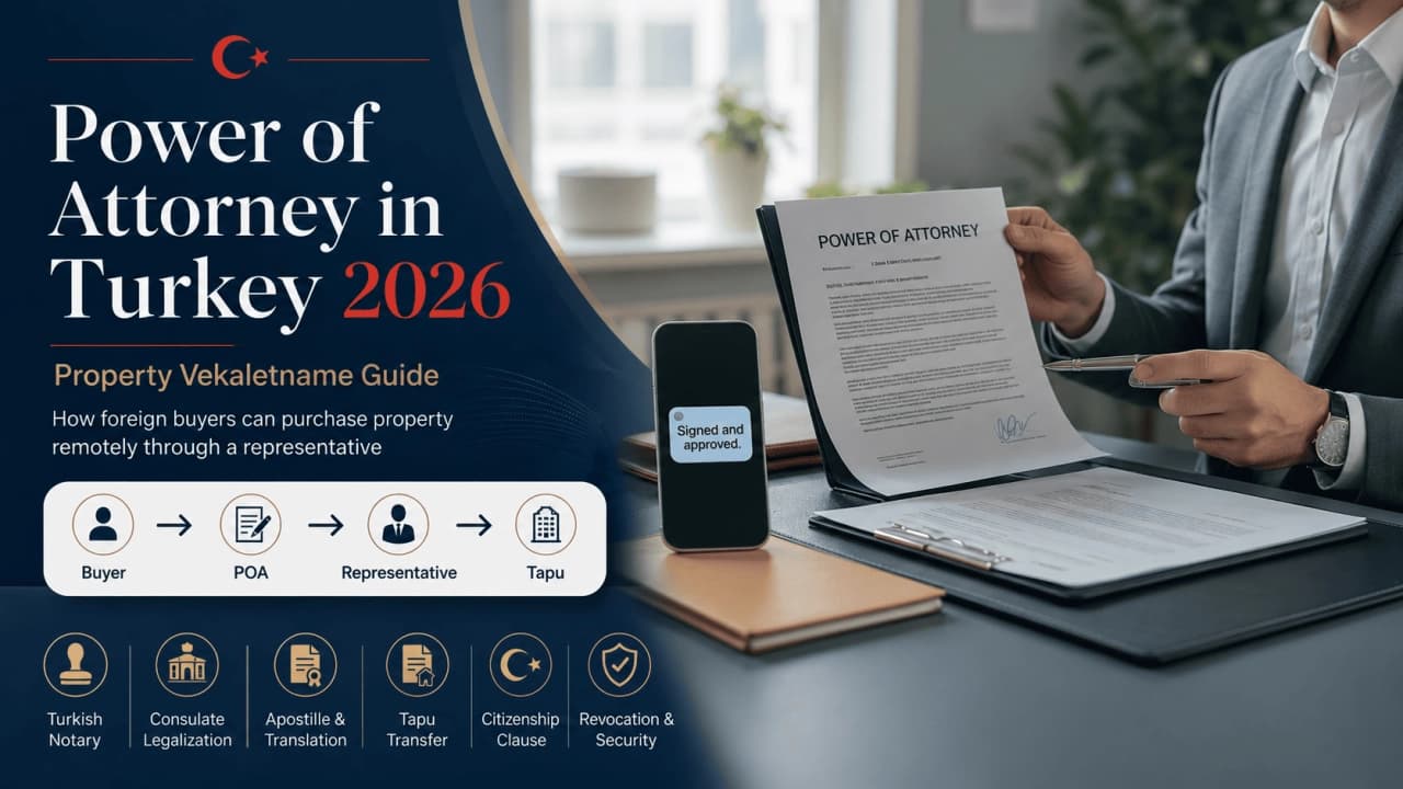 Power of Attorney in Turkey 2026 | Property Vekaletname Guide
