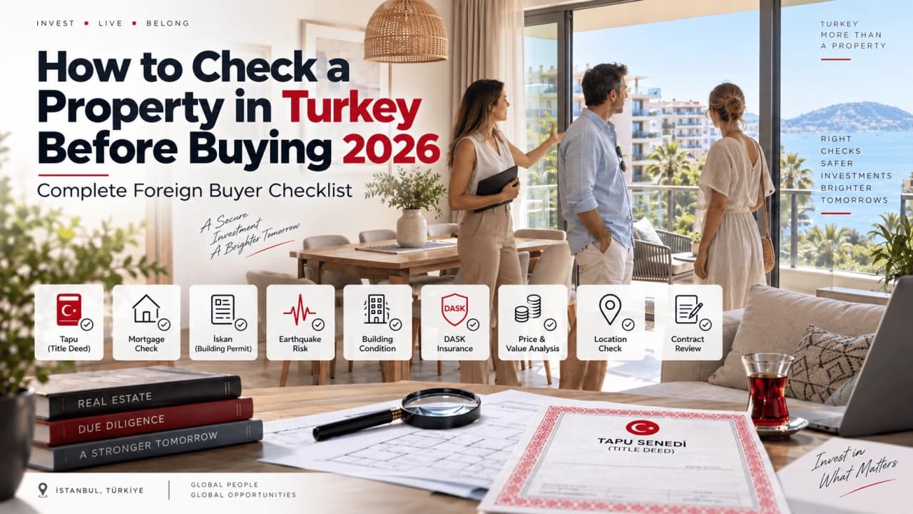 How to Check a Property in Turkey Before Buying 2026: Complete Foreign Buyer Checklist