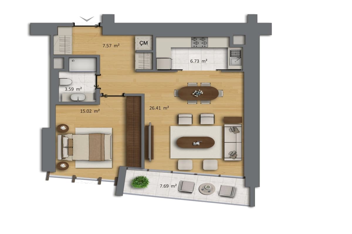 Bomonti Residences by Rotana – Luxury Serviced Apartments in Şişli, Istanbul
