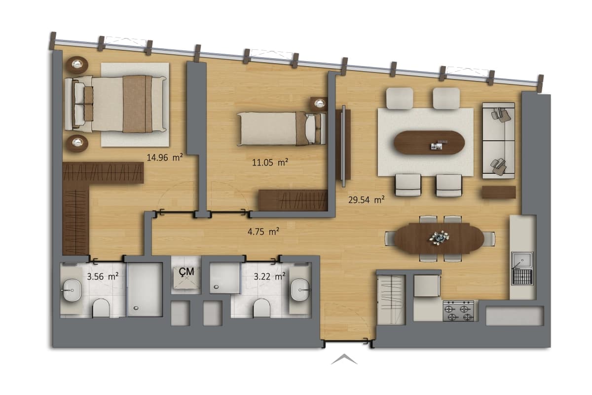 Bomonti Residences by Rotana – Luxury Serviced Apartments in Şişli, Istanbul