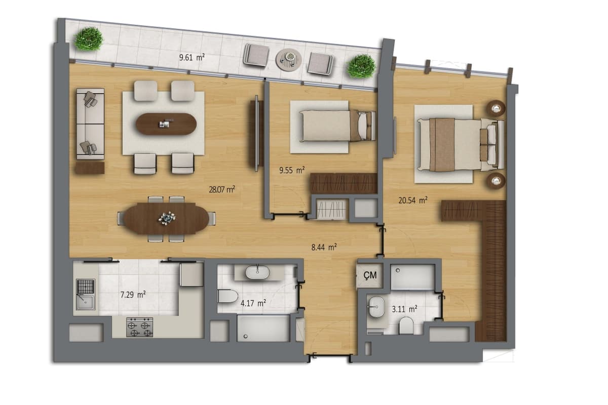 Bomonti Residences by Rotana – Luxury Serviced Apartments in Şişli, Istanbul