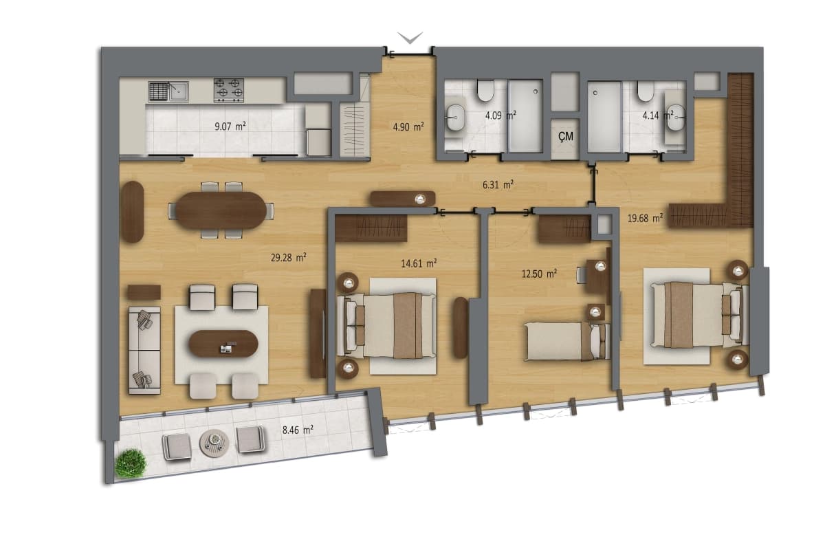 Bomonti Residences by Rotana – Luxury Serviced Apartments in Şişli, Istanbul