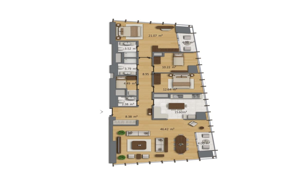 Bomonti Residences by Rotana – Luxury Serviced Apartments in Şişli, Istanbul