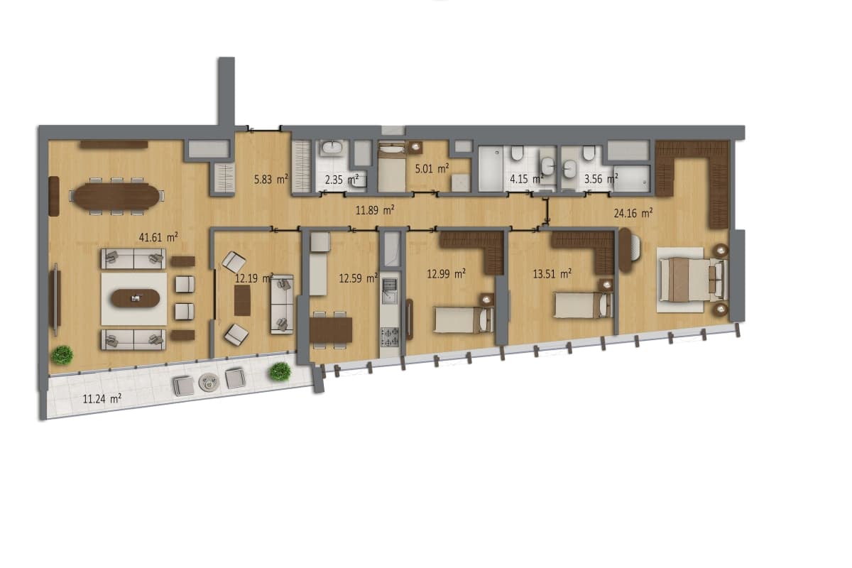 Bomonti Residences by Rotana – Luxury Serviced Apartments in Şişli, Istanbul