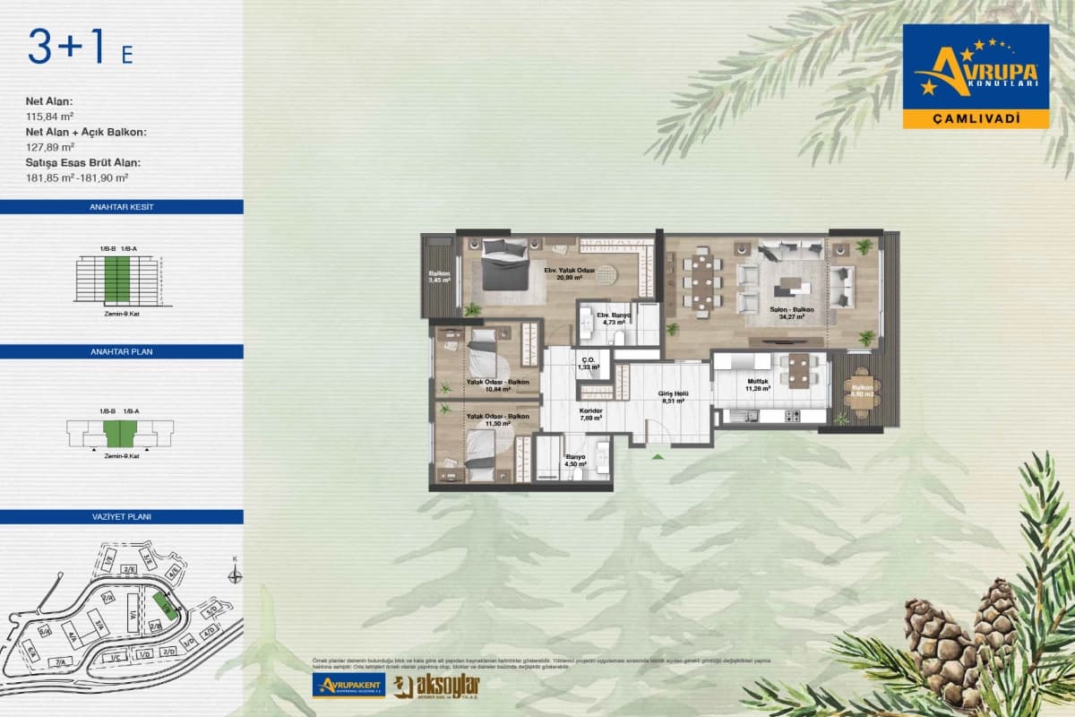 Avrupa Konutları Çamlıvadi – Luxury Forest-View Apartments for Sale in Istanbul