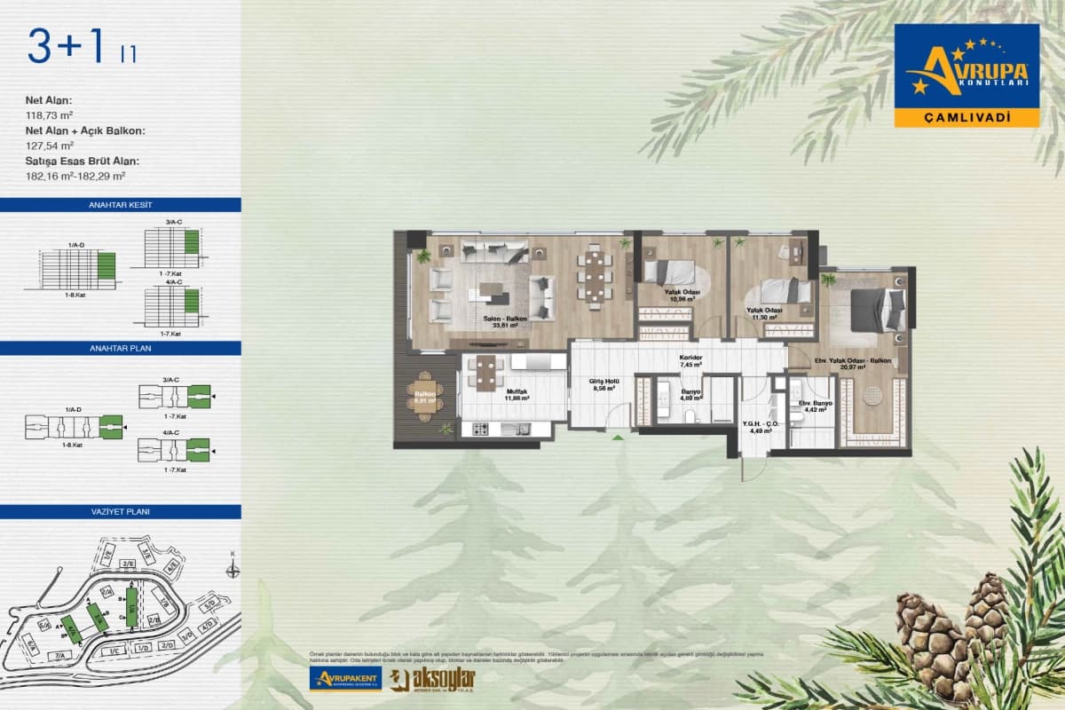 Avrupa Konutları Çamlıvadi – Luxury Forest-View Apartments for Sale in Istanbul