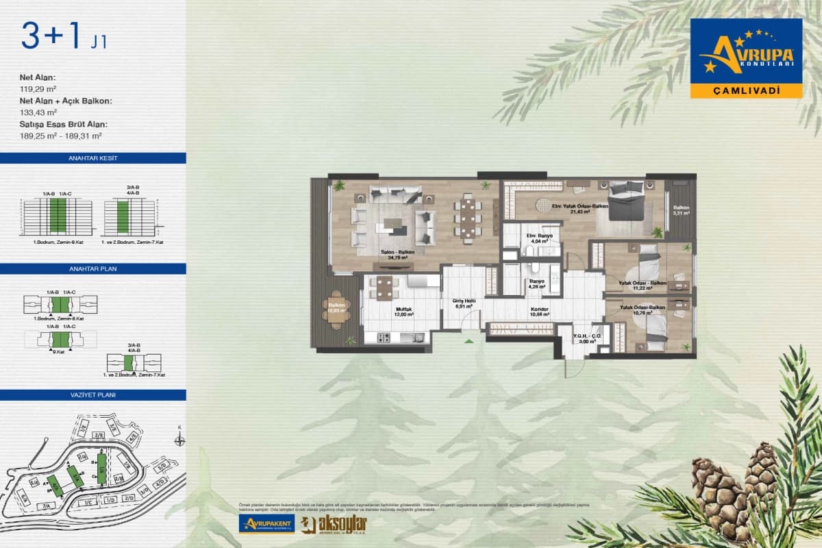 Avrupa Konutları Çamlıvadi – Luxury Forest-View Apartments for Sale in Istanbul
