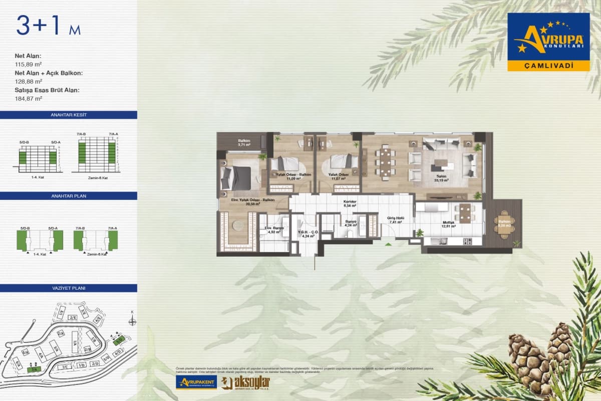 Avrupa Konutları Çamlıvadi – Luxury Forest-View Apartments for Sale in Istanbul