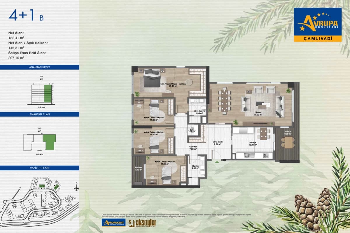 Avrupa Konutları Çamlıvadi – Luxury Forest-View Apartments for Sale in Istanbul