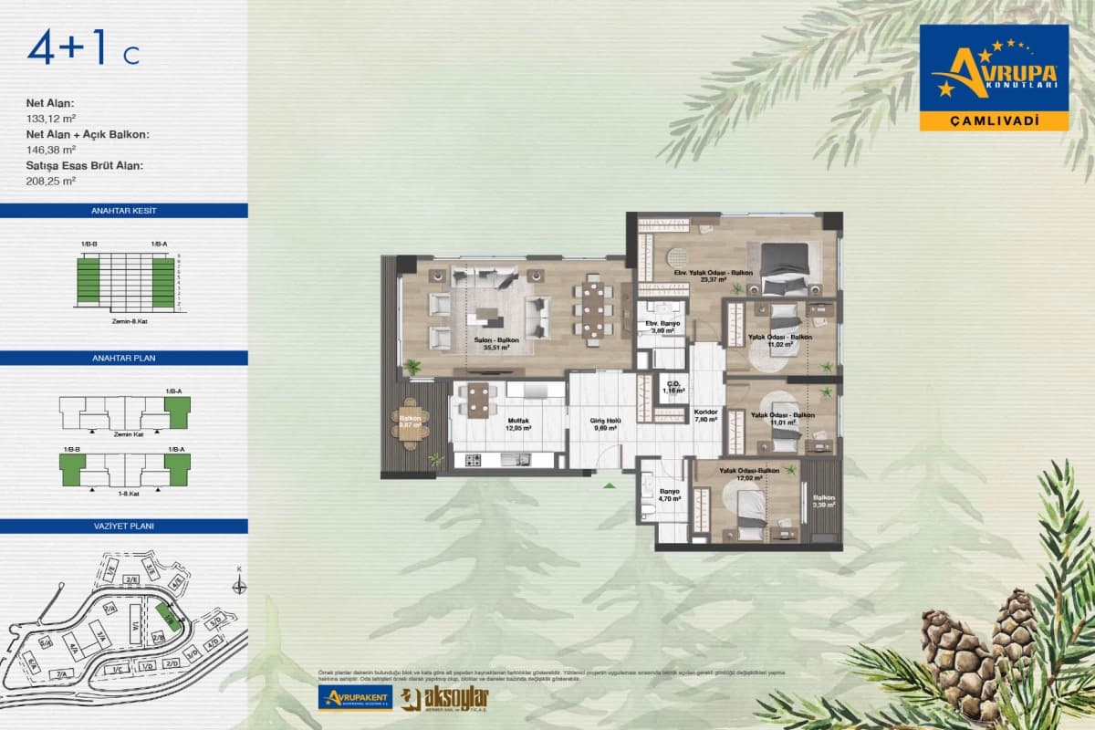 Avrupa Konutları Çamlıvadi – Luxury Forest-View Apartments for Sale in Istanbul
