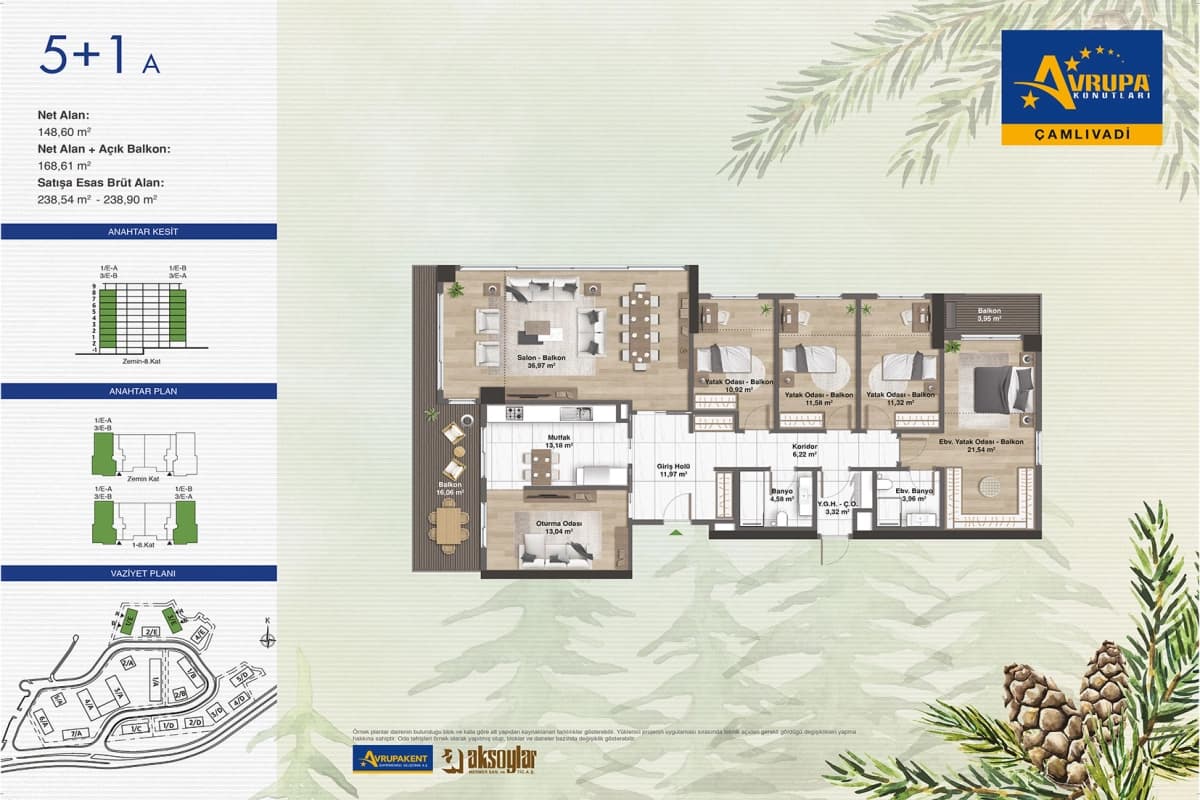 Avrupa Konutları Çamlıvadi – Luxury Forest-View Apartments for Sale in Istanbul