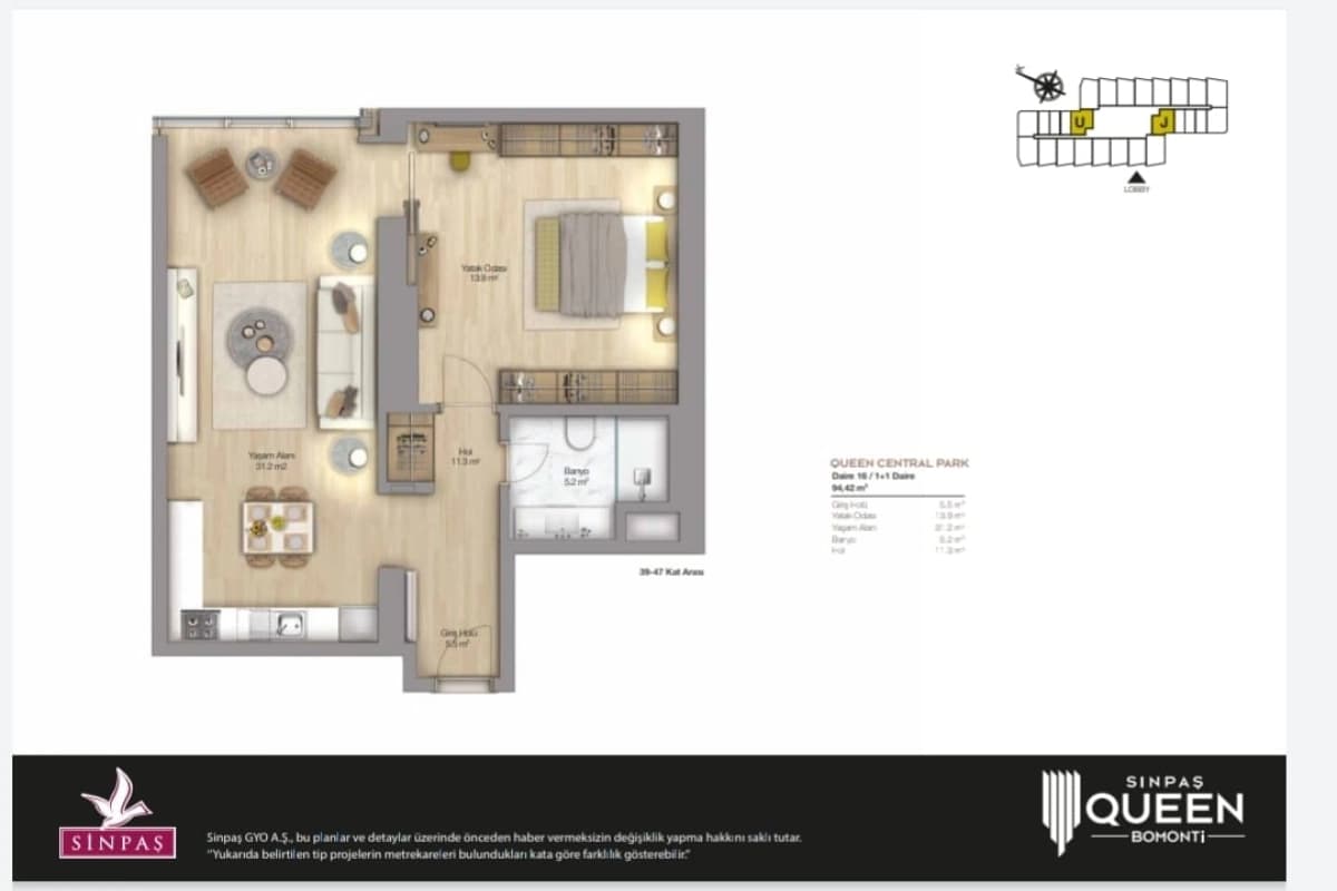 Sinpaş Queen Bomonti – Luxury Living in Şişli Bomonti