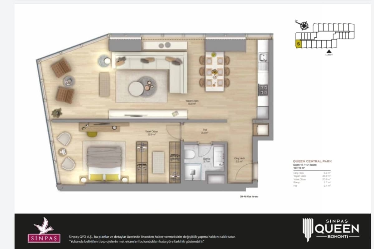Sinpaş Queen Bomonti – Luxury Living in Şişli Bomonti