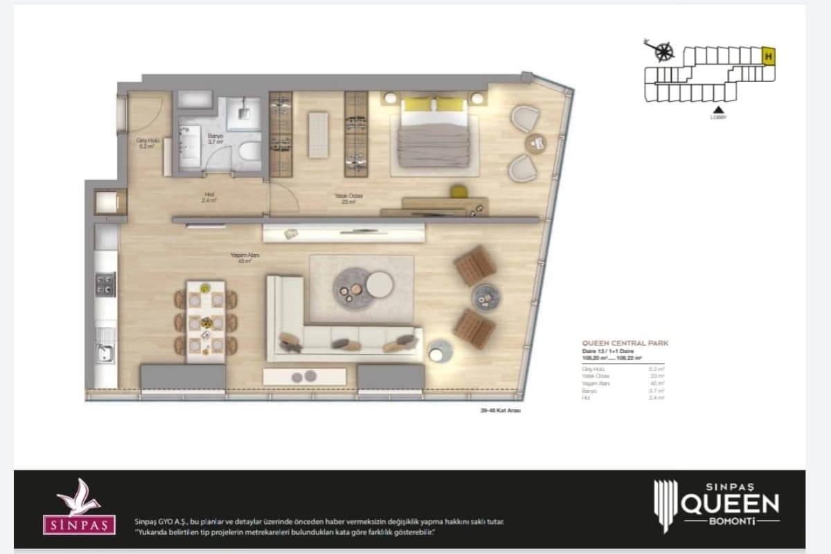 Sinpaş Queen Bomonti – Luxury Living in Şişli Bomonti