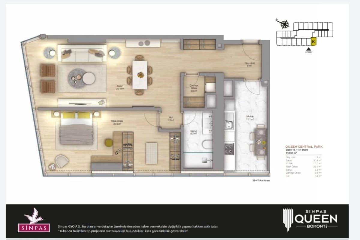 Sinpaş Queen Bomonti – Luxury Living in Şişli Bomonti