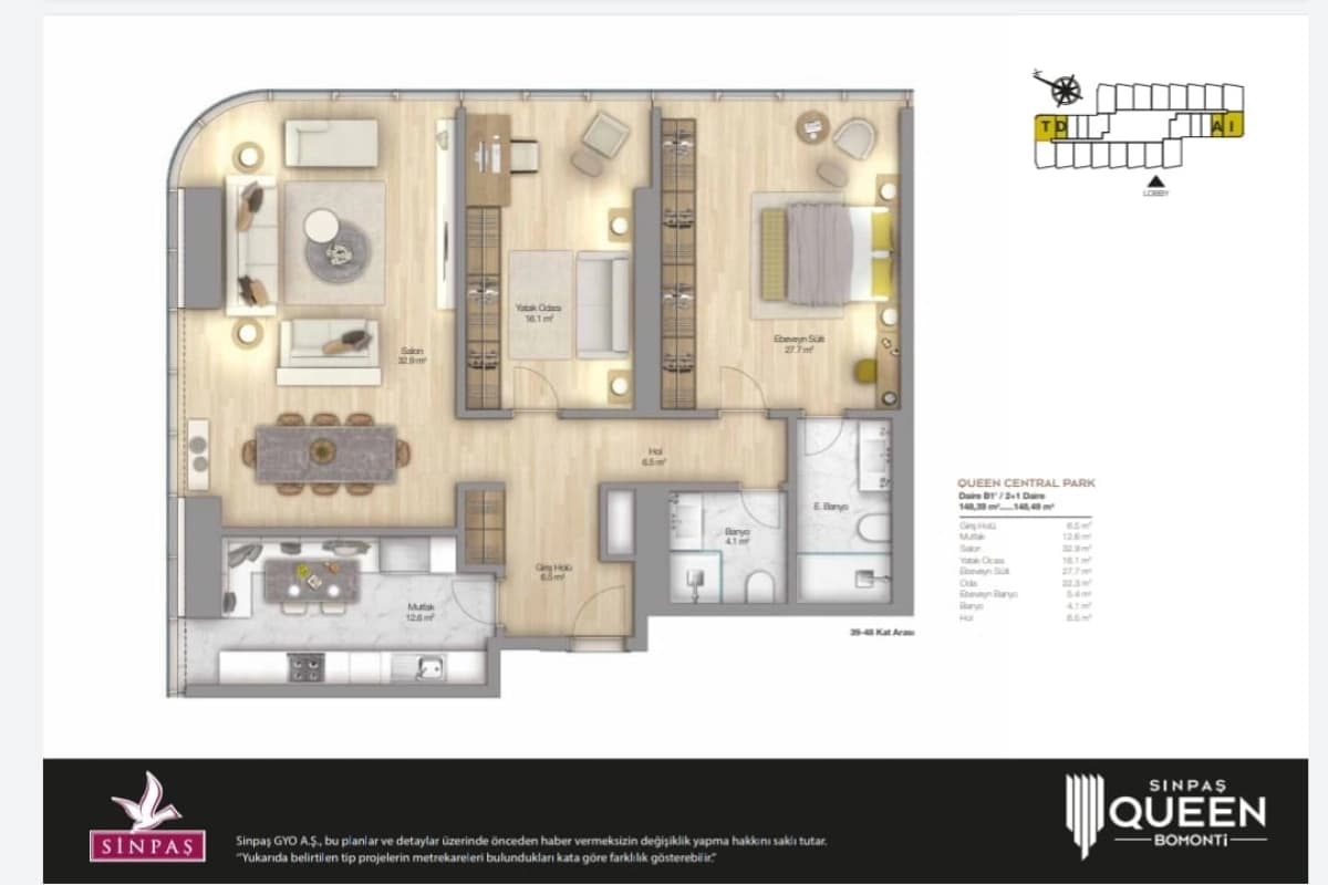 Sinpaş Queen Bomonti – Luxury Living in Şişli Bomonti