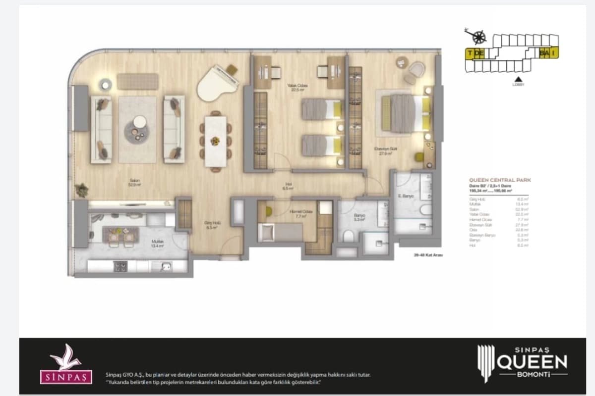 Sinpaş Queen Bomonti – Luxury Living in Şişli Bomonti