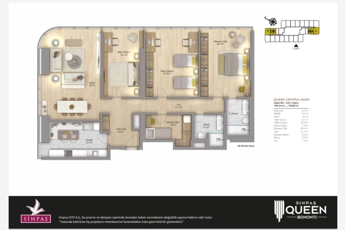 Sinpaş Queen Bomonti – Luxury Living in Şişli Bomonti