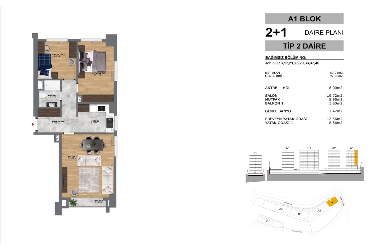 Yeni Eyüp Evleri – Modern family apartments at competitive prices in Eyüp