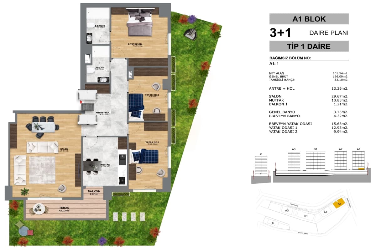 Yeni Eyüp Evleri – Modern family apartments at competitive prices in Eyüp