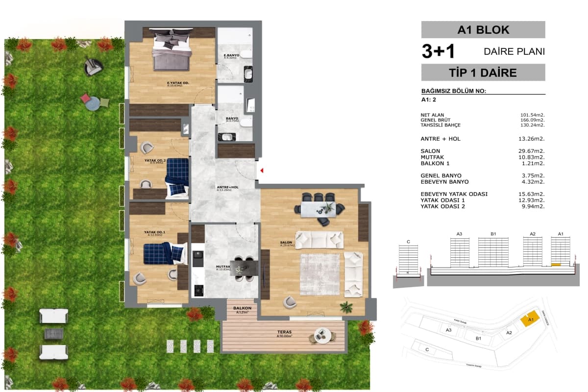 Yeni Eyüp Evleri – Modern family apartments at competitive prices in Eyüp