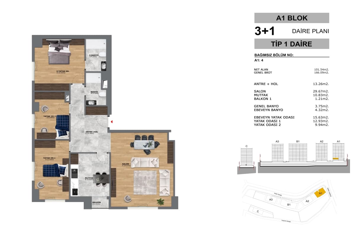Yeni Eyüp Evleri – Modern family apartments at competitive prices in Eyüp