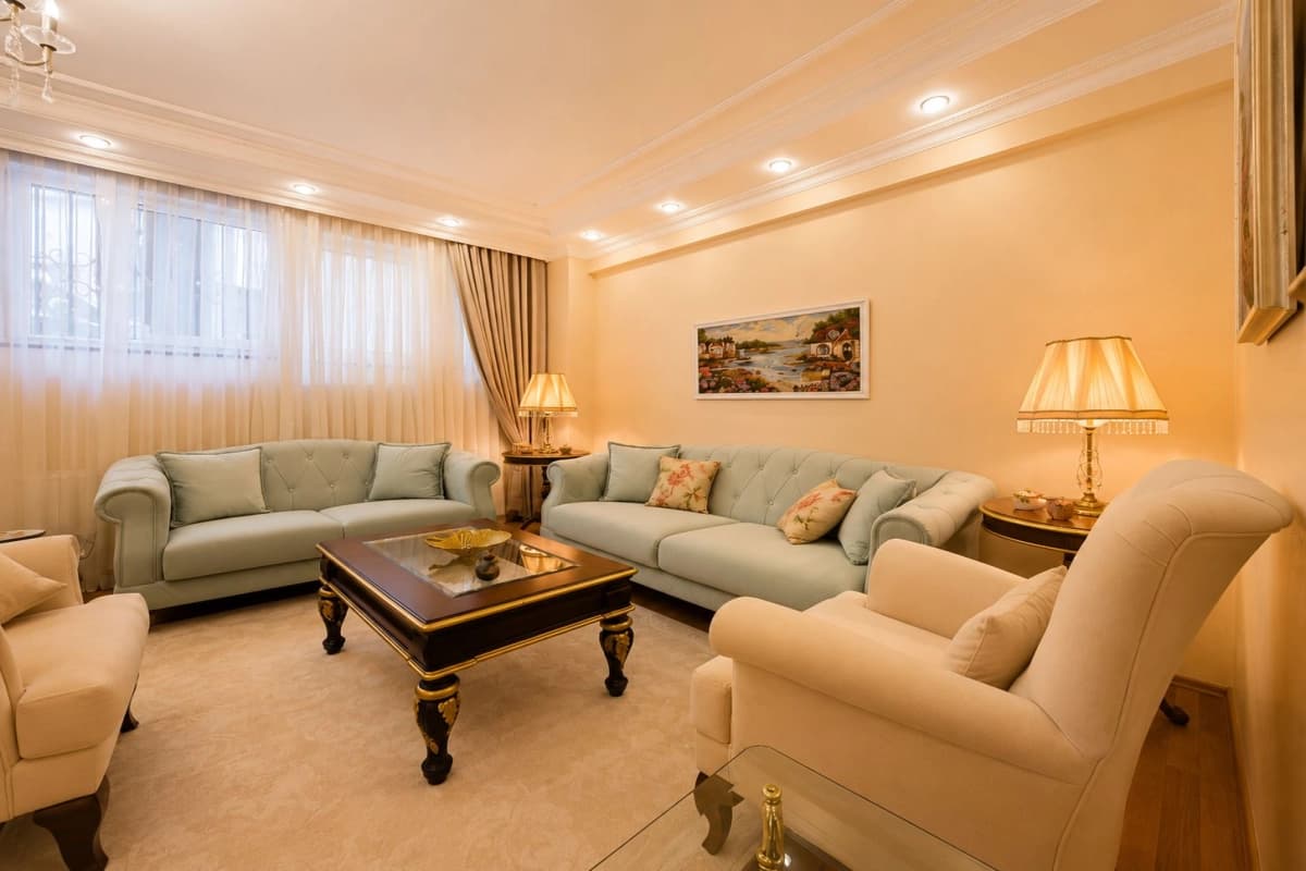 Spacious 3+1 Garden Apartment for Sale in Central Şişli, Istanbul