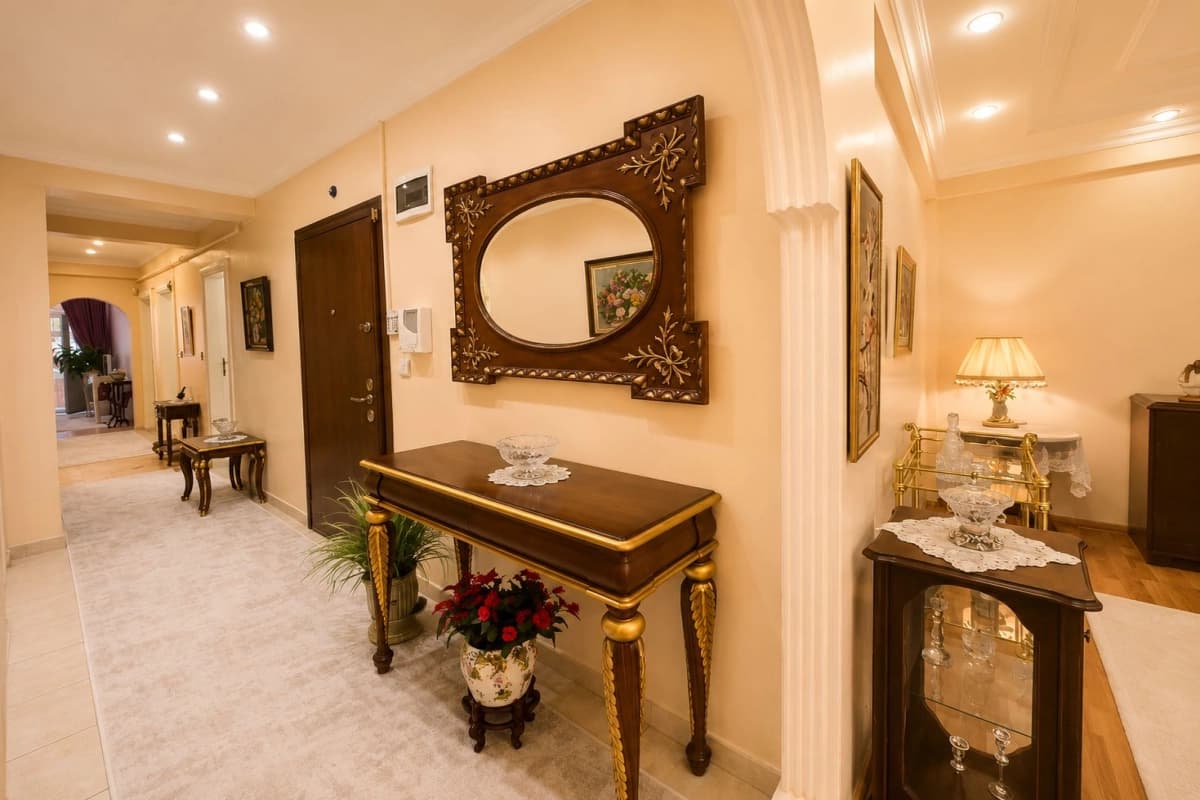 Spacious 3+1 Garden Apartment for Sale in Central Şişli, Istanbul