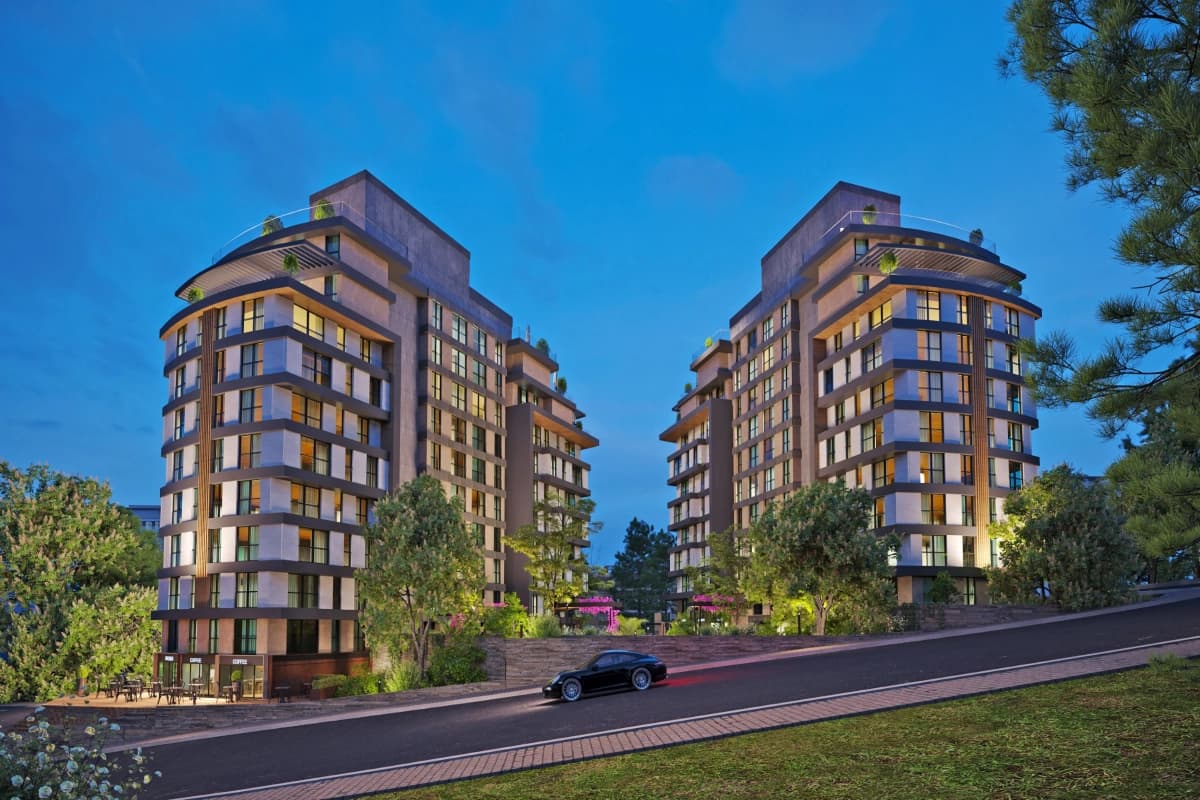 Modern Apartments for Sale in Dora Vadi, Kağıthane, Istanbul