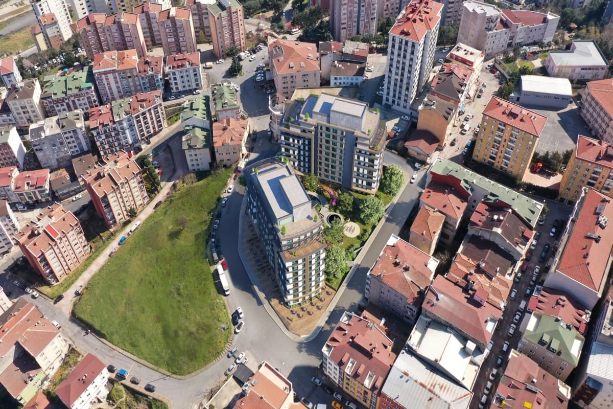 Modern Apartments for Sale in Dora Vadi, Kağıthane, Istanbul