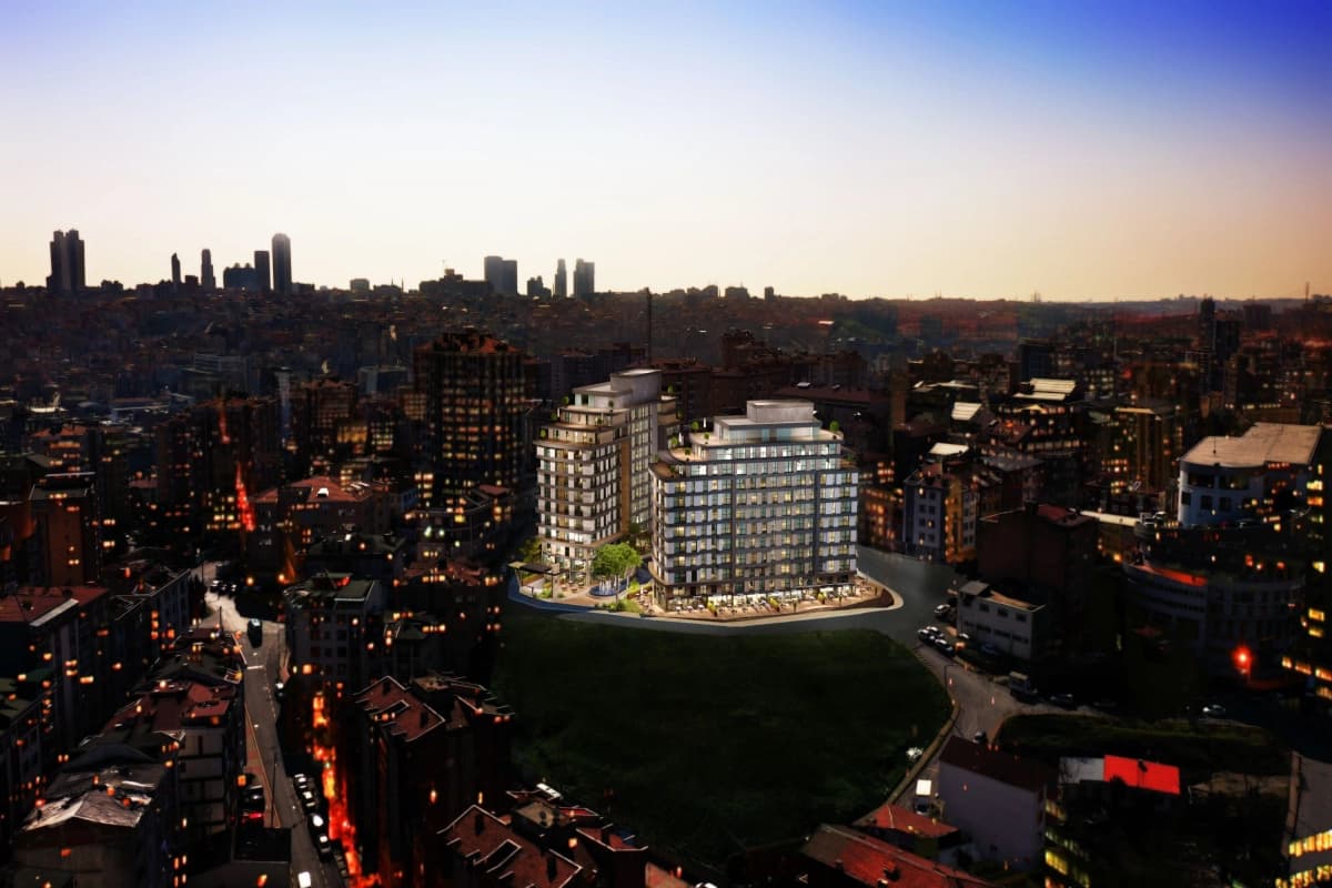 Modern Apartments for Sale in Dora Vadi, Kağıthane, Istanbul