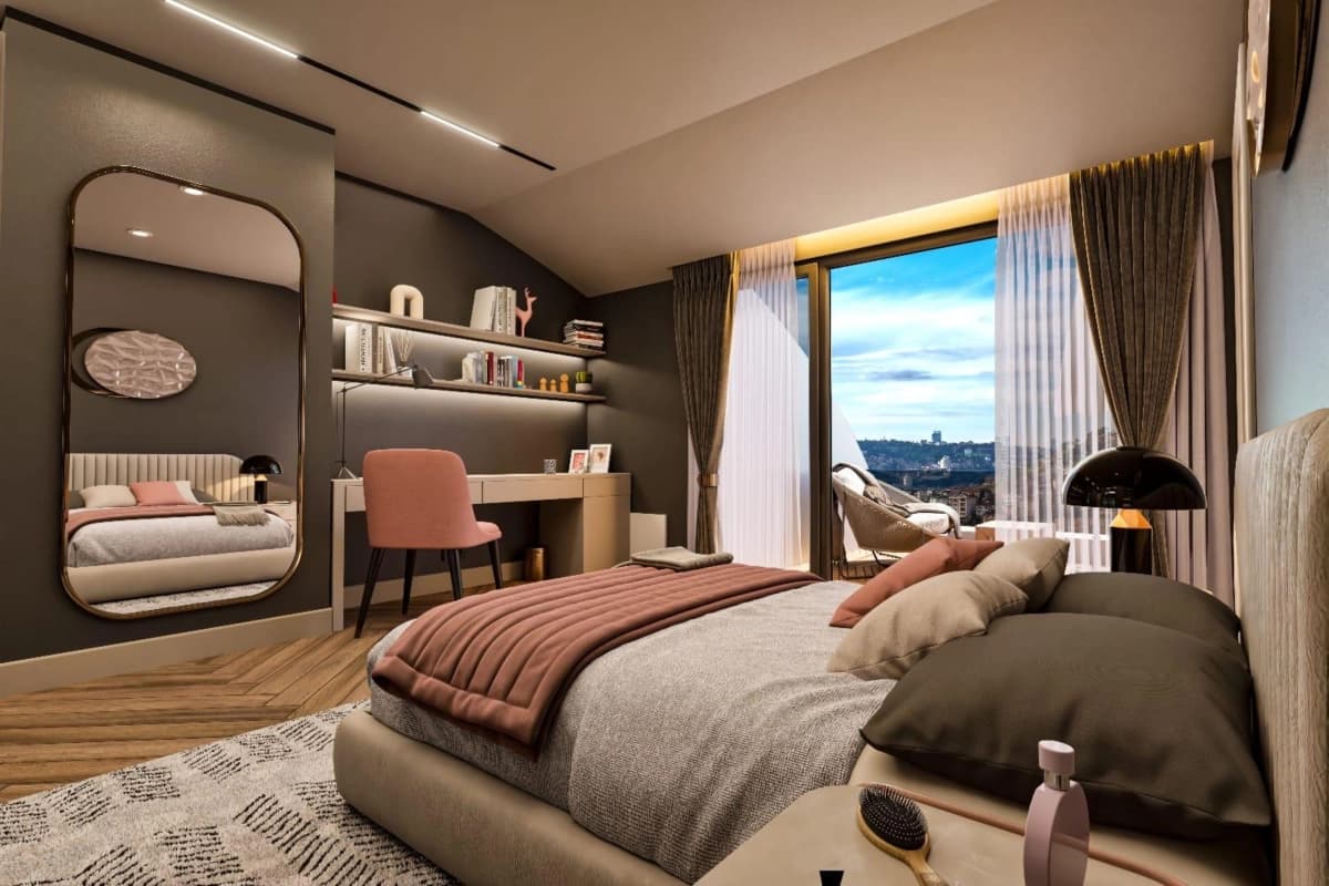 Luxury Bosphorus View Apartments for Sale in Çınar 107, Beykoz