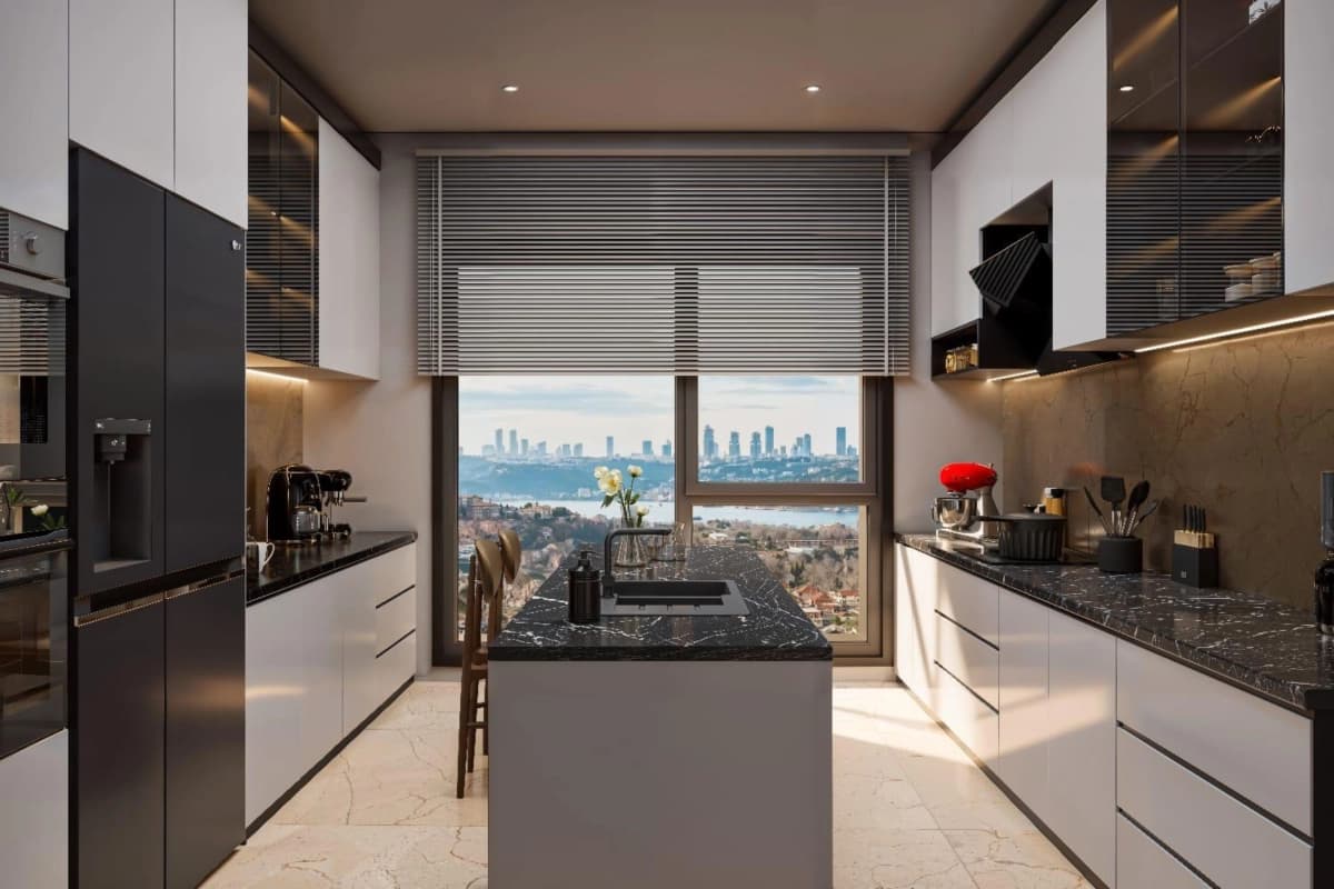 Luxury Bosphorus View Apartments for Sale in Çınar 107, Beykoz