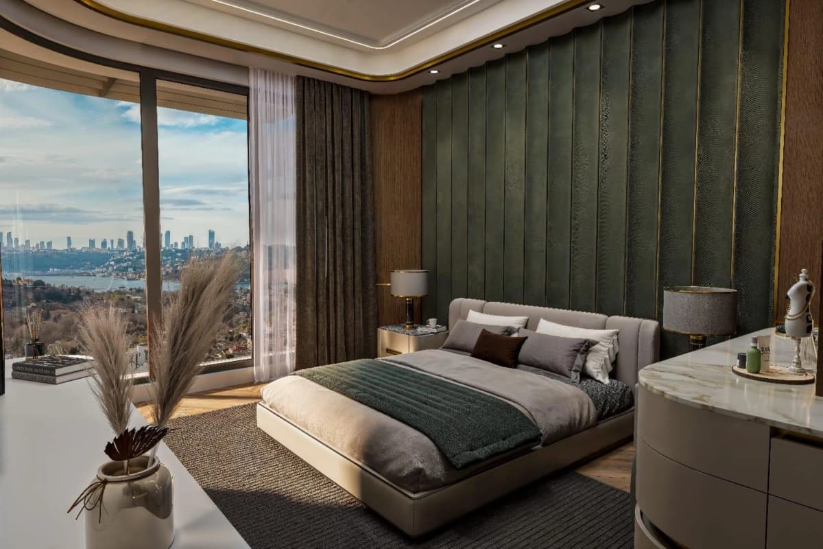 Luxury Bosphorus View Apartments for Sale in Çınar 107, Beykoz