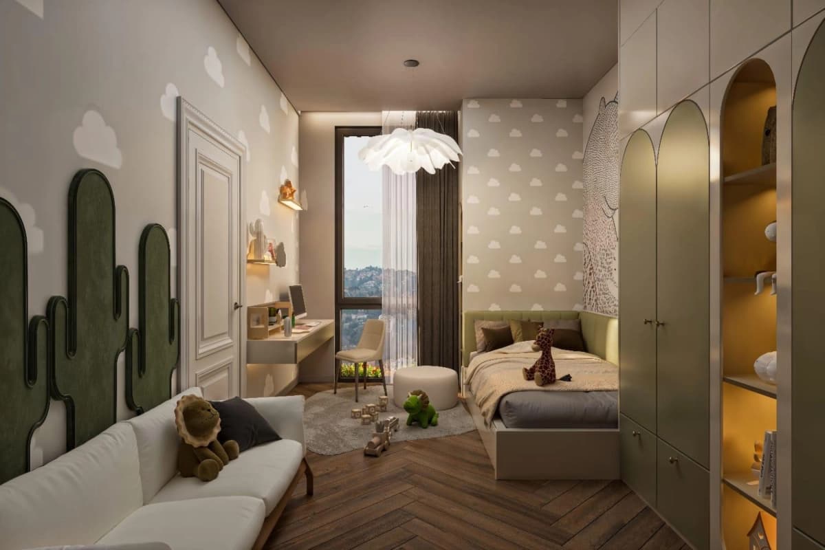 Luxury Bosphorus View Apartments for Sale in Çınar 107, Beykoz