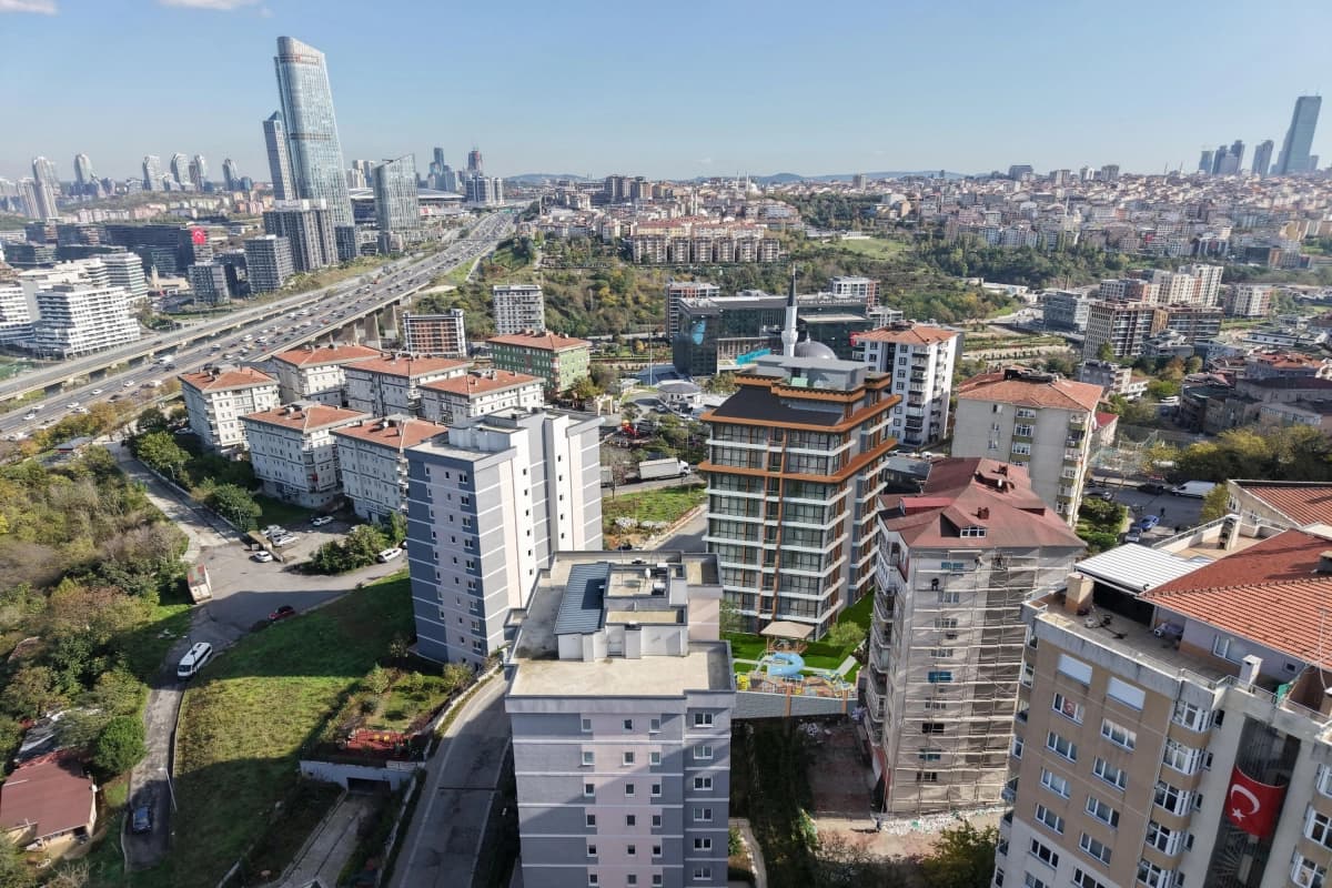 Modern Apartments for Sale in Manzara Istanbul, Kağıthane