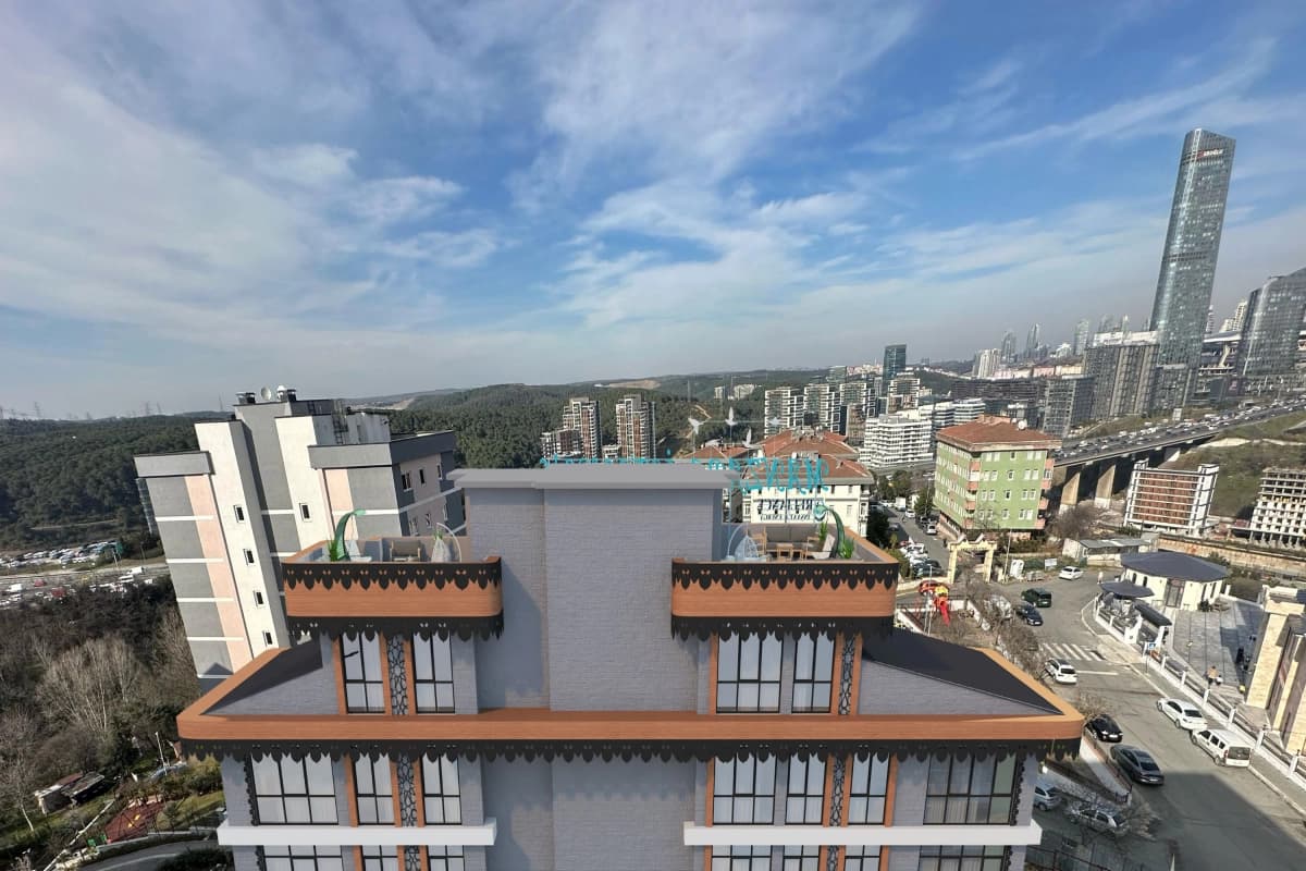 Modern Apartments for Sale in Manzara Istanbul, Kağıthane