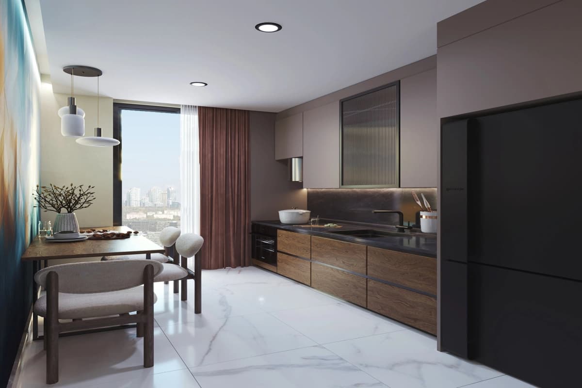 Modern Apartments for Sale in Manzara Istanbul, Kağıthane