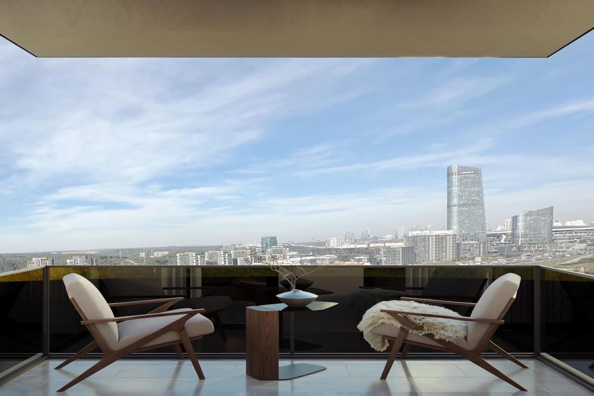 Modern Apartments for Sale in Manzara Istanbul, Kağıthane