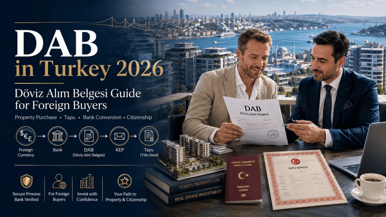 2026 年土耳其 DAB | 外国买家外汇购买证明指南