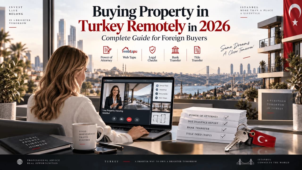 2026'da Türkiye'de Uzaktan Mülk Satın Almak: Yabancı Alıcılar İçin Kapsamlı Rehber