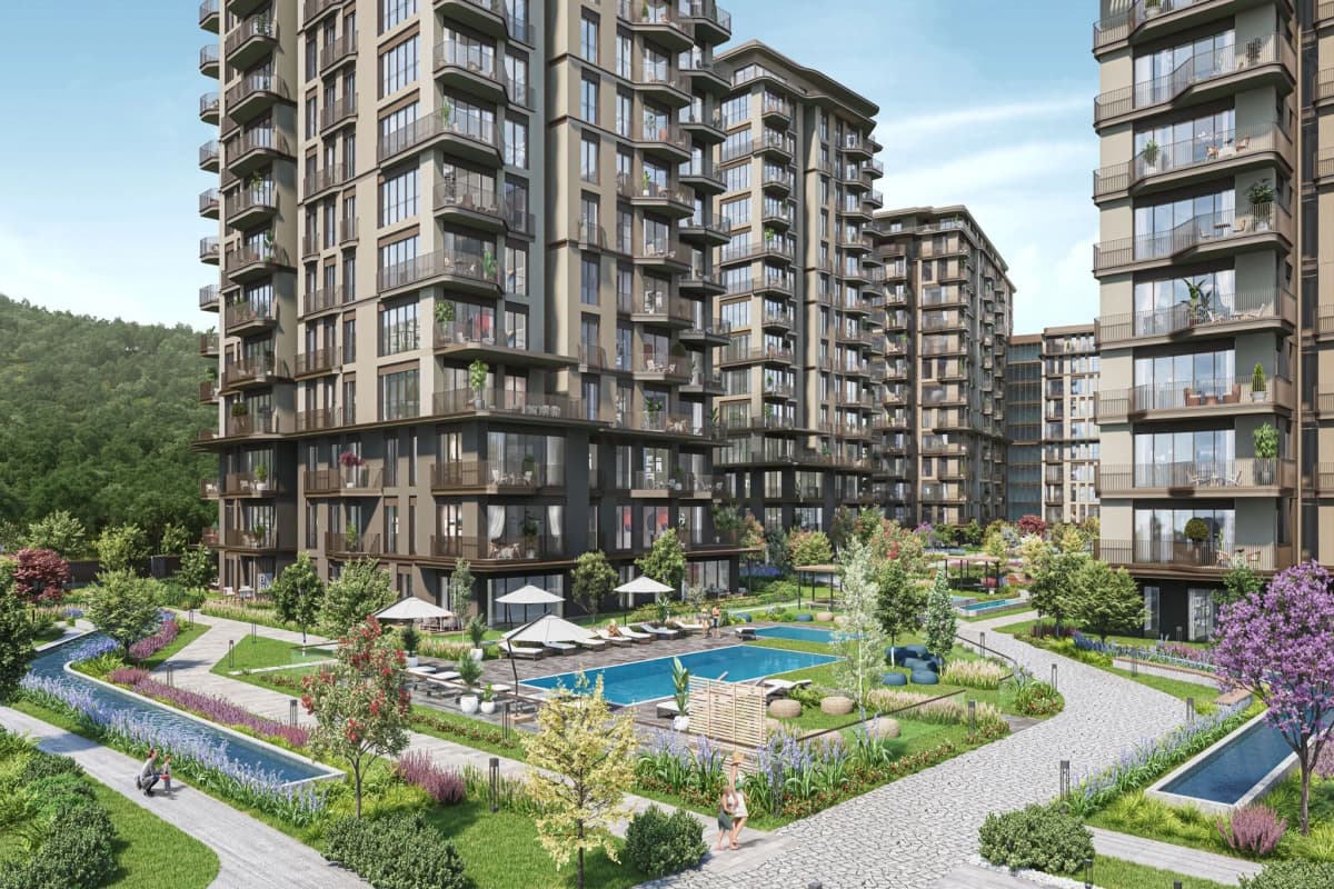 Maslak Koru – 伊斯坦布尔马斯拉克的豪华森林景住宅