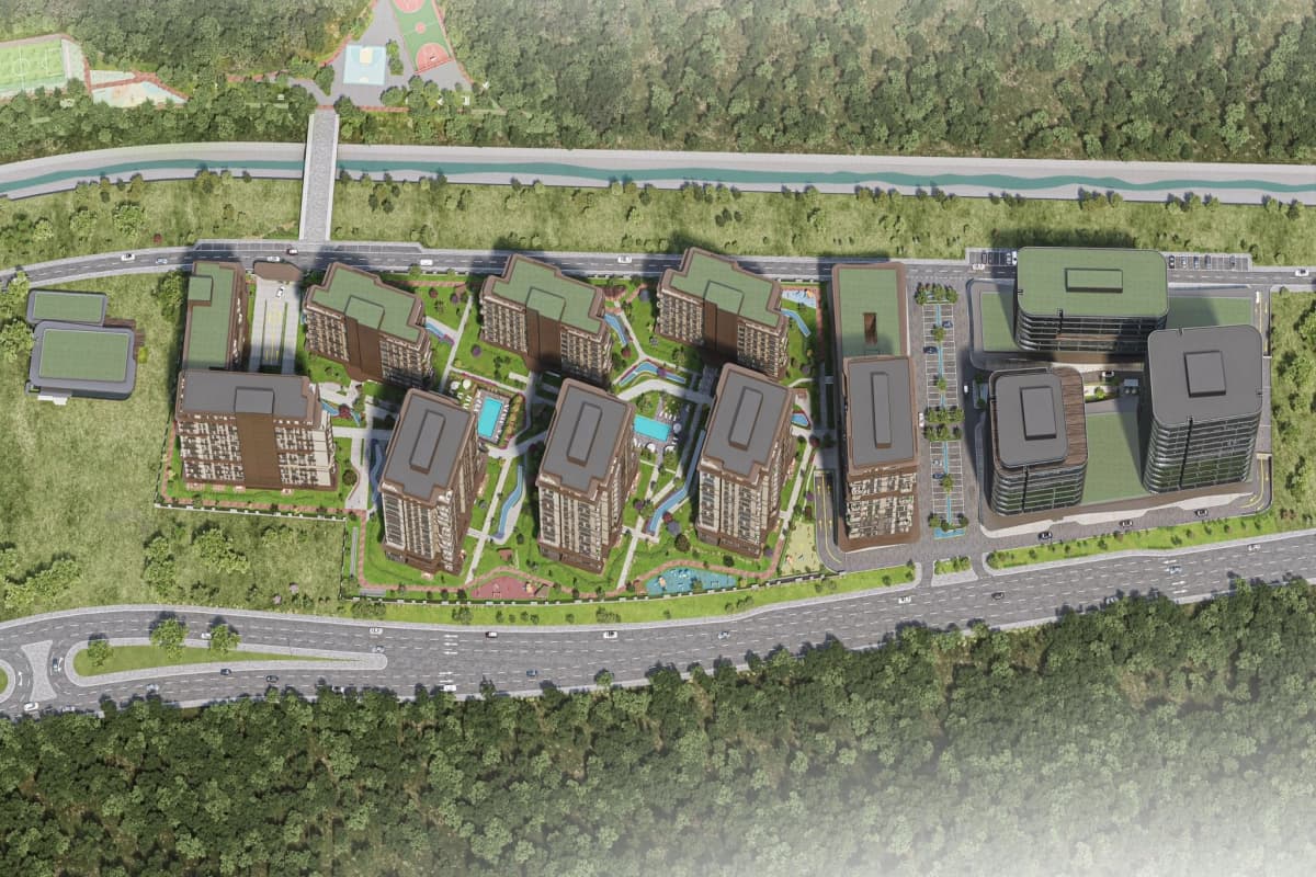 Maslak Koru – 伊斯坦布尔马斯拉克的豪华森林景住宅