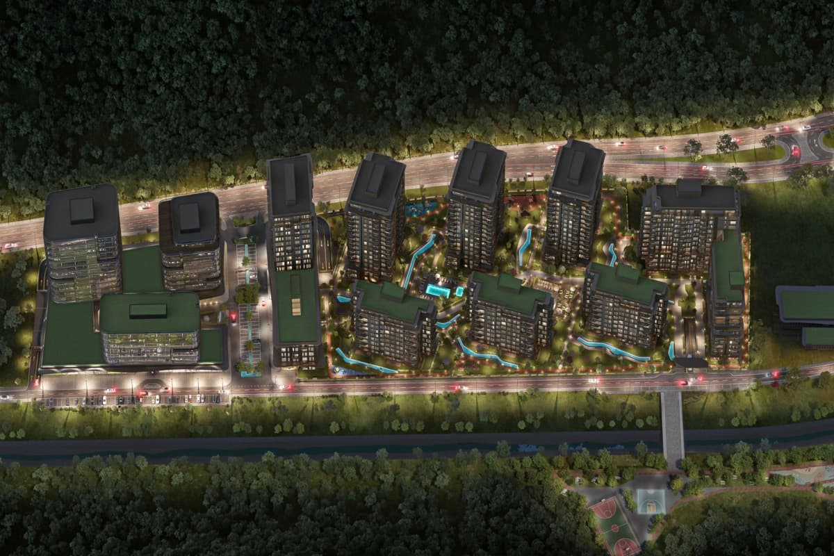 Maslak Koru – 伊斯坦布尔马斯拉克的豪华森林景住宅