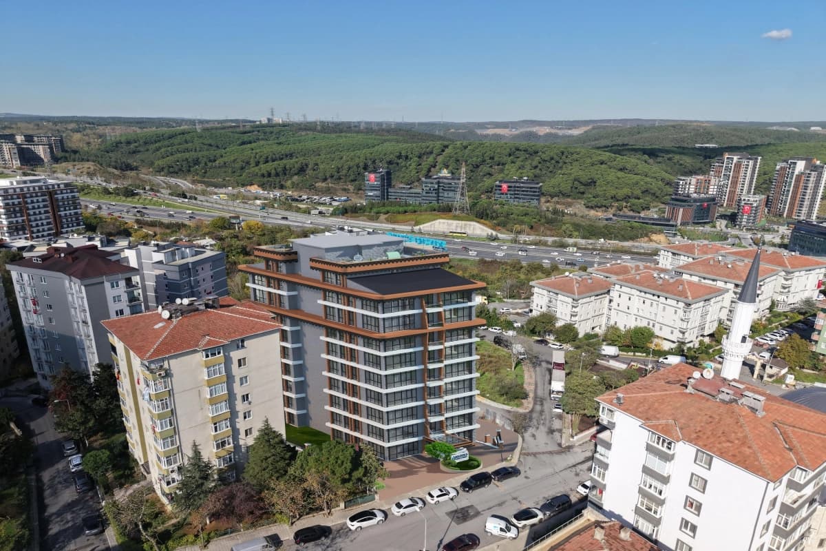 Modern Apartments for Sale in Manzara Istanbul, Kağıthane
